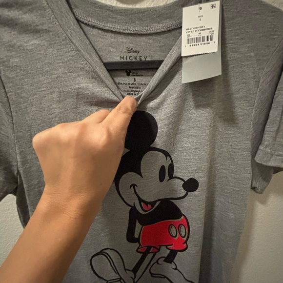 Disney grey Mickey Mouse Tee - Picture 4 of 4